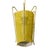 Mid-Century Pendant Lamp in Perforated Yellow Metal, 1950s For Sale - Image 6 of 6