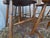 19th Century Hand Decorated Plank Bottom Hardwood Chairs - Set of Six For Sale - Image 9 of 14
