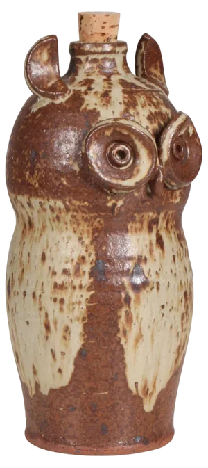Glazed Ceramic Bottle from Dorte Visby, 1970s