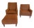 1960s Set of Mid-Century Modern Flex Steel Chairs With Ottoman For Sale