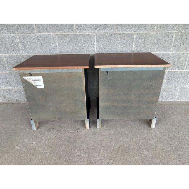 Blue (B) Shermag Furniture Shaker Style 2 Drawer Country Colors Nightstands - A Pair For Sale - Image 8 of 9