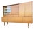 Mid-Century German Large Teak Wall Unit Cabinet Hutch by Munker-Modell For Sale