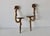 Mid 20th Century Rococo Revival French Hollywood Regency Style Gilt Ribbon Bow Wall Swag Brackets Sconces- a Pair For Sale - Image 11 of 14