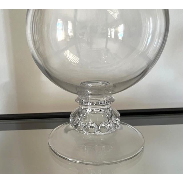 Late 20th Century Vintage Tiffin Early 20th Century Apothecary/Candy Jar With Bubble Top For Sale - Image 5 of 6