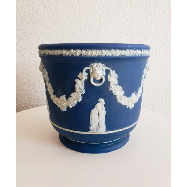 Wedgwood Jasperware Large Planter Circa 1890 For Sale - Image 6 of 8