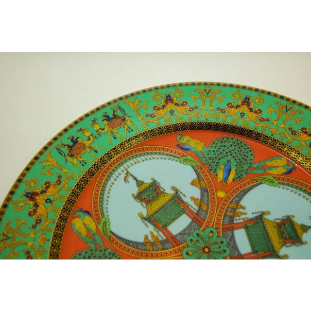 Gianni Versace for Rosenthal Le Voyage De Marco Polo Porcelain Plate For Sale - Image 11 of 12