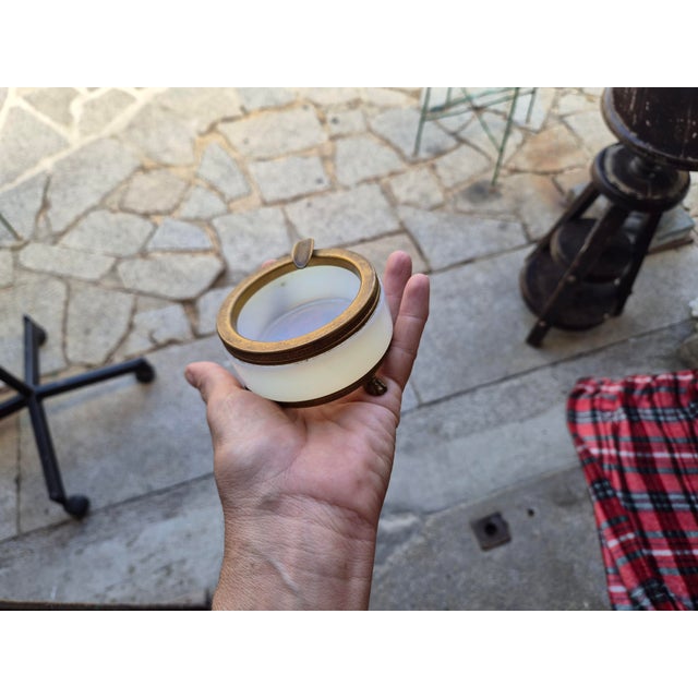 French Opaline Glass Ashtray For Sale - Image 4 of 10