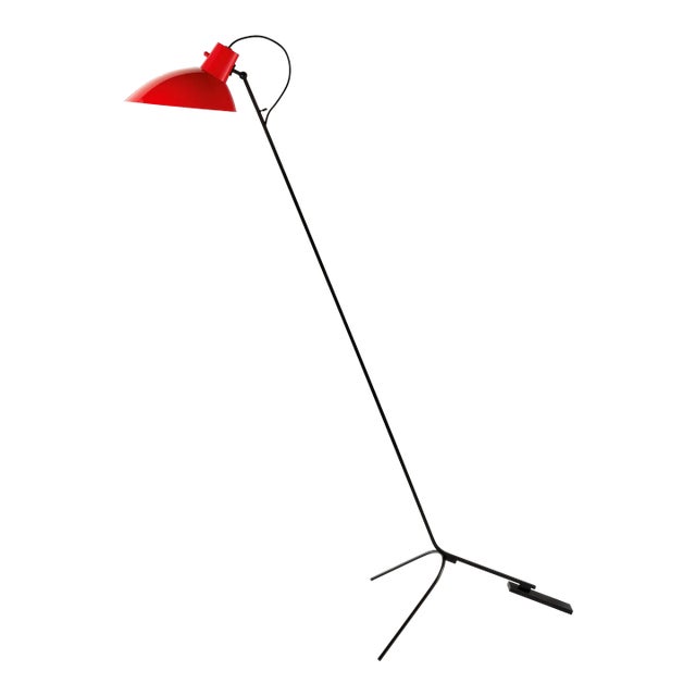 Vittoriano Viganò 'Vv Cinquanta' Floor Lamp in Red For Sale