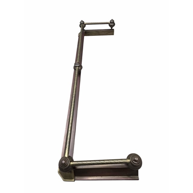 MCM Victorian Revival Style Fireplace Fender by Decorative Crafts Inc For Sale - Image 4 of 9