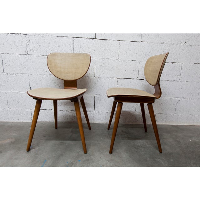 No. 831 G1 Chairs by Max Bill for Baumann, 1960s, Set of 2 For Sale - Image 17 of 18