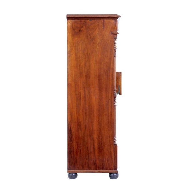 Antique Burr Walnut Chest of Drawers, 1890 For Sale - Image 6 of 14