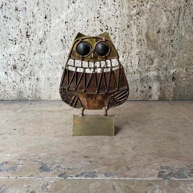 Jarc Owl Sculpture, 1970s, in Flawless conditions. Designed 1970 to 1979 This piece is attributed to the mentioned...