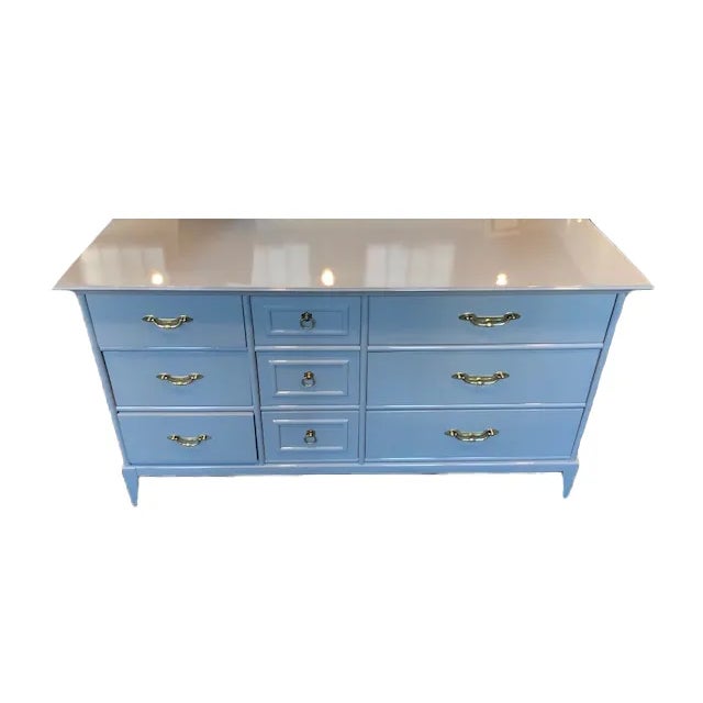 Gray 1970s New Hope Gray Dresser by Broyhill For Sale - Image 8 of 8