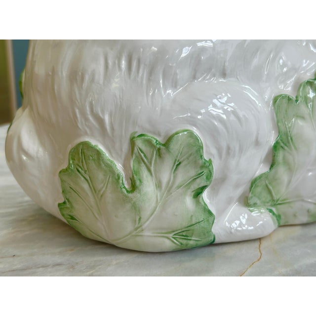 Ceramic Vintage Bunny Planter For Sale - Image 7 of 9