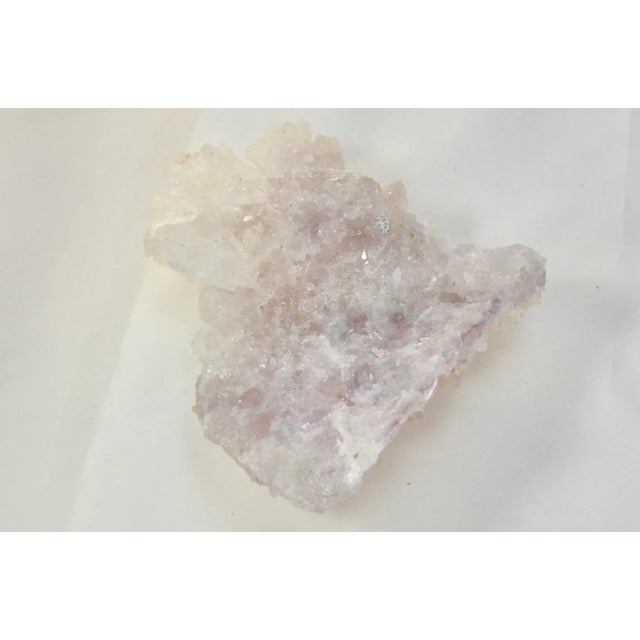 Natural Amethyst Crystal W/ Stand For Sale - Image 11 of 11