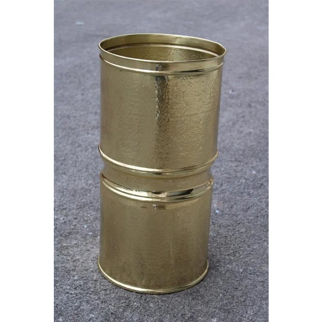 Solid Brass Umbrella Stand, Italy, 1960s For Sale - Image 9 of 9