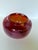 1980s Hand-Blown Ruby Ombre Glass Vase For Sale In San Francisco - Image 6 of 9