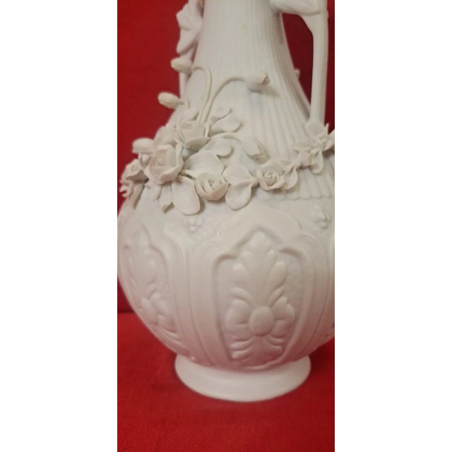 1980s Biscuit Porcelain Vase, 1980s For Sale - Image 5 of 9