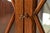 Baker Furniture Style Regency Flame Mahogany Lighted Breakfront Bookcase Cabinet With Drop Front Secretary Desk, Circa 1940s For Sale - Image 10 of 16