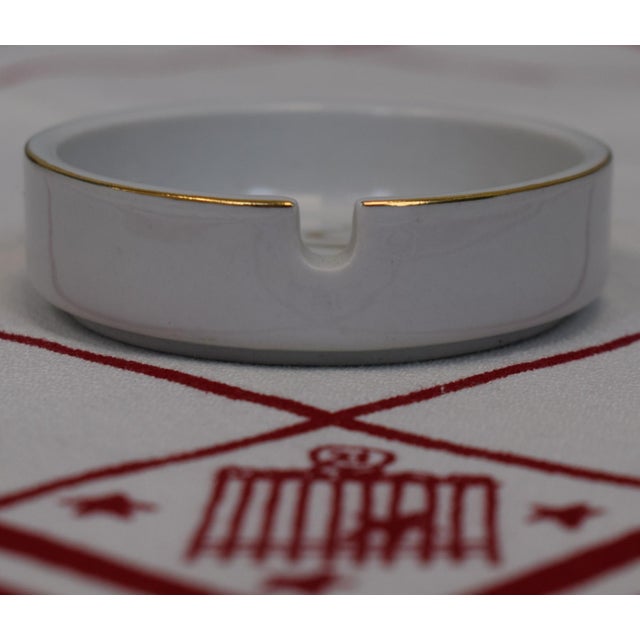 Traditional The "21" Club Ceramic Ashtray For Sale - Image 3 of 3