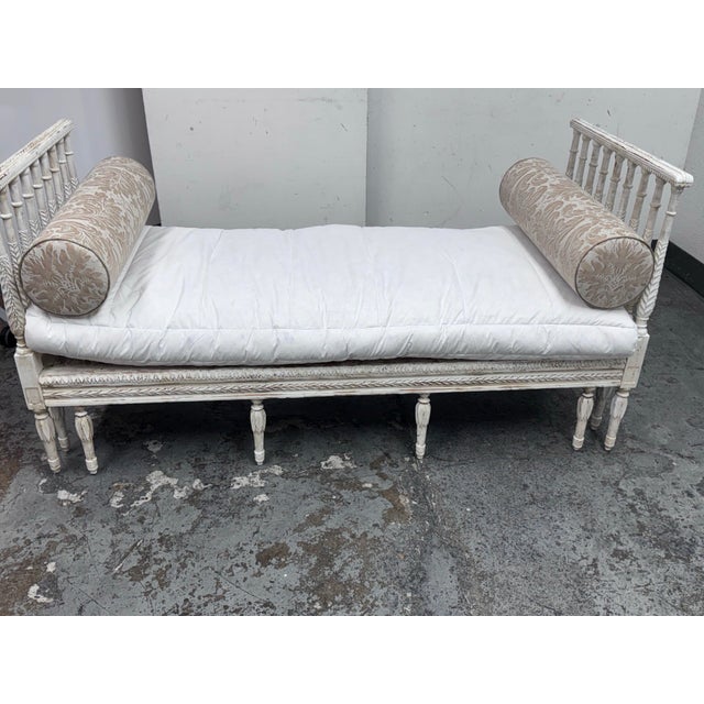 Wood Late 18th Century Swedish Gustavian Daybed For Sale - Image 7 of 12
