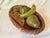 Vintage Terra Cotta Pottery Bowl With Metal Clad Fruit For Sale - Image 4 of 12