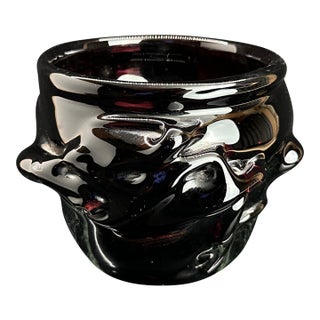 Signed Studio Art Glass Bowl, Robert Naess 1979 #130 For Sale