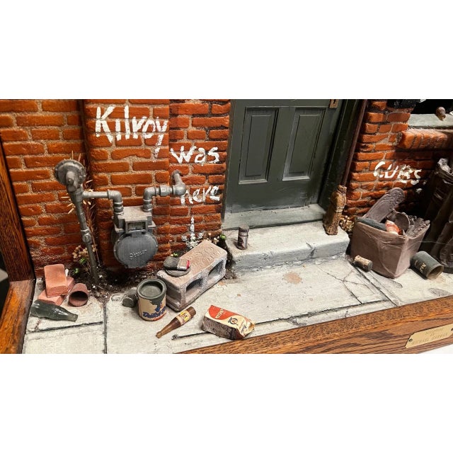 1975 Sculpture CityScapes "Yesterday;s News" by Michael Garman For Sale - Image 10 of 12