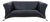 322 Two-Seater Black Sofa from Rolf Benz For Sale