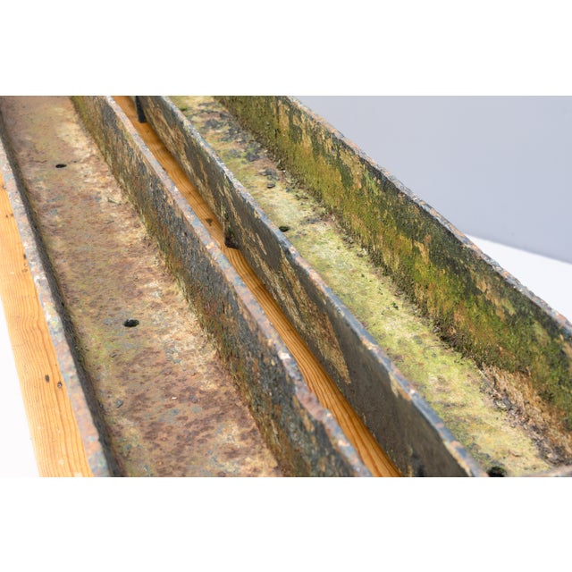 Cast Iron Troughs, 1890s, Set of 2 For Sale - Image 3 of 7