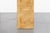1980s Vintage Postmodern Bamboo Parquet Waterfall Console Table For Sale - Image 5 of 13