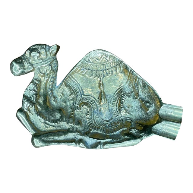 Vintage Brass Camel Ashtray For Sale