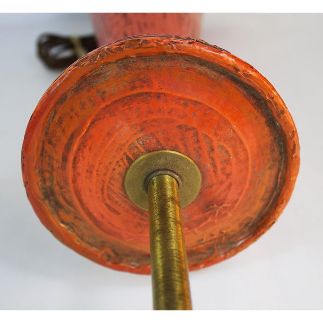 1950s 1950s Bitossi Italy Ceramic Table Lamp For Sale - Image 5 of 12