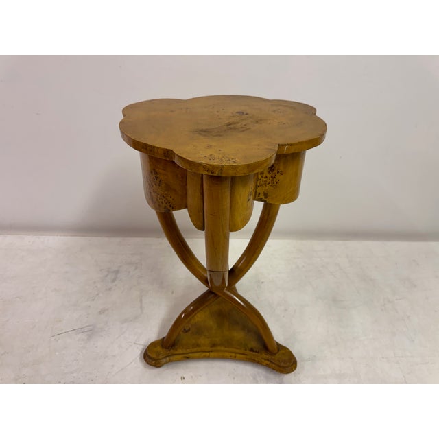 Italian Burr Wood Occasional Table, 1920s For Sale - Image 3 of 14
