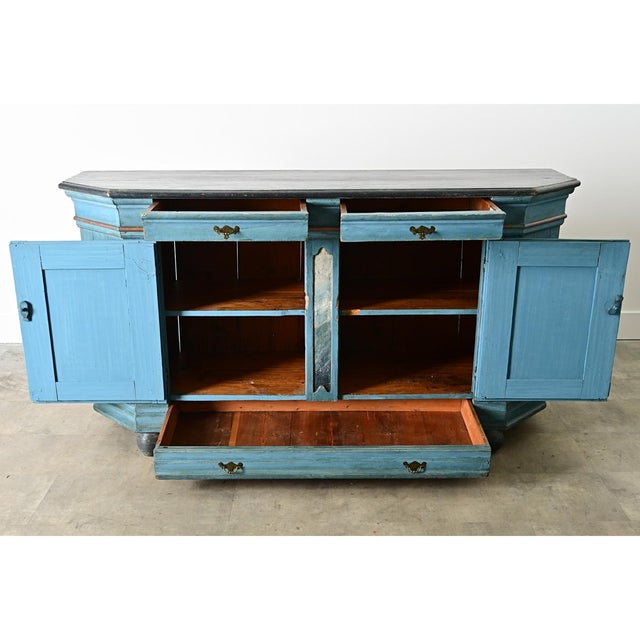 Late 18th Century Italian 18th Century Painted Buffet For Sale - Image 5 of 12