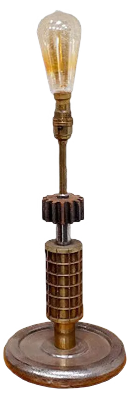 Antique Brass Candy Drop Roller Lamp