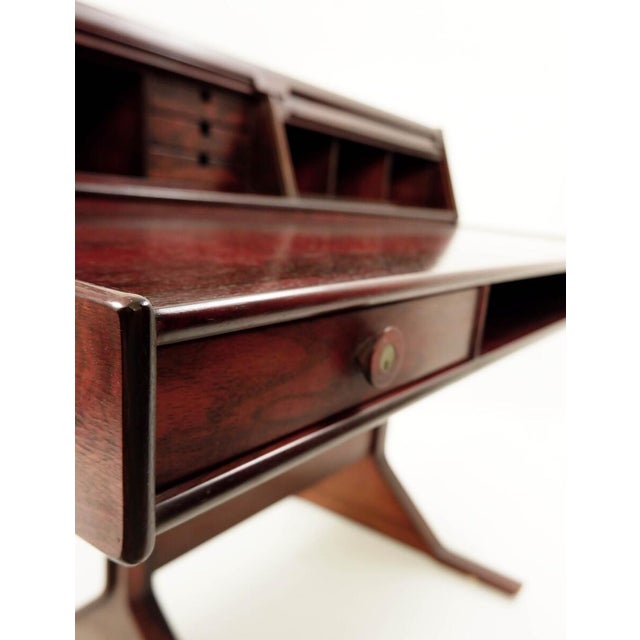 Italian Model 530 Writing Desk by Gianfranco Frattini for Bernini, 1960s For Sale - Image 11 of 14