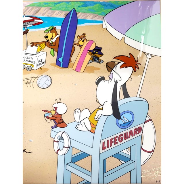 Rare Ap 2/50 Hand Signed Cel "Endless Summer" by Bill Hanna & Joe Barbera For Sale - Image 13 of 18