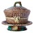 Late 19th Century Rare English Majolica Footed Tureen For Sale
