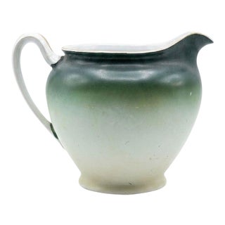 Victorian Floral Porcelain Pitcher For Sale