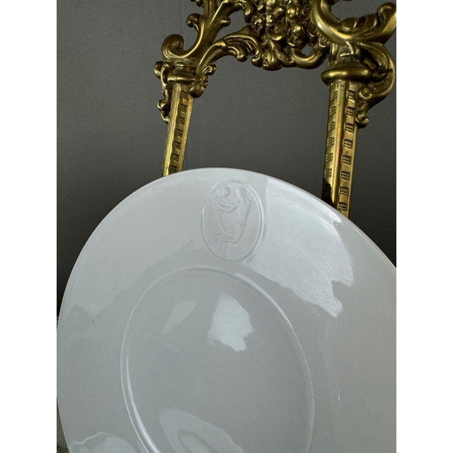 20th Century Porcelain Dinner and Dessert Plates from KMP Berlin, Set of 7 For Sale - Image 4 of 13
