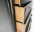 Art Deco Black Lacquer & Silver 5 Drawers Art Deco Tall Chest Dresser MINT For Sale - Image 3 of 18