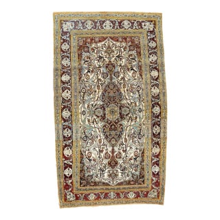 Antique Mohtasham Kashan Rug 4'9'' x 8'1'' For Sale