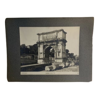 Antique Italian Arch of Titus Photograph For Sale