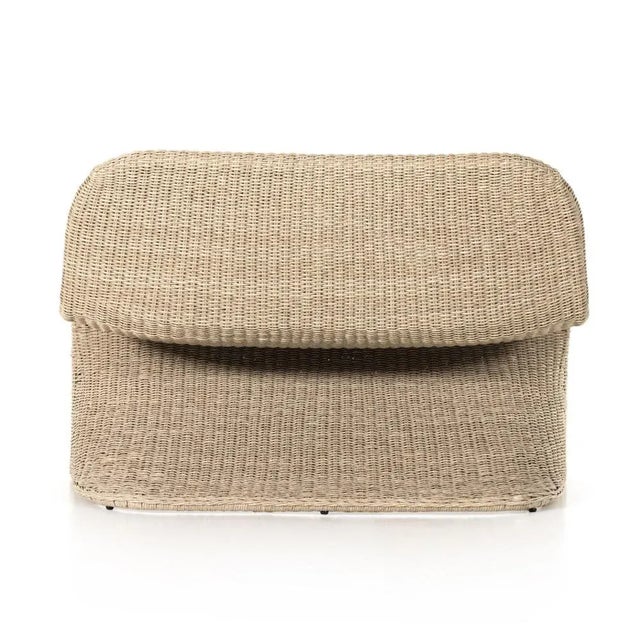 Four Hands Portia 50" Outdoor Dining Bench, White For Sale - Image 9 of 13