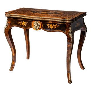 Napoleon III Games Table, France, Late 19th Century For Sale