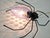Mid-Century Modern Wall Lamp in Metal and Murano Glass Depicting a Spider, Italy, 1950s For Sale - Image 4 of 17
