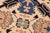 1980s Bohemian Kargahi 1980's Beige/Blue Wool Rug - 5'6'' X 9'2'' For Sale - Image 5 of 10