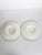 Ceramic White and Green Oyster Plates, France, 1920s, Set of 2 For Sale - Image 7 of 9