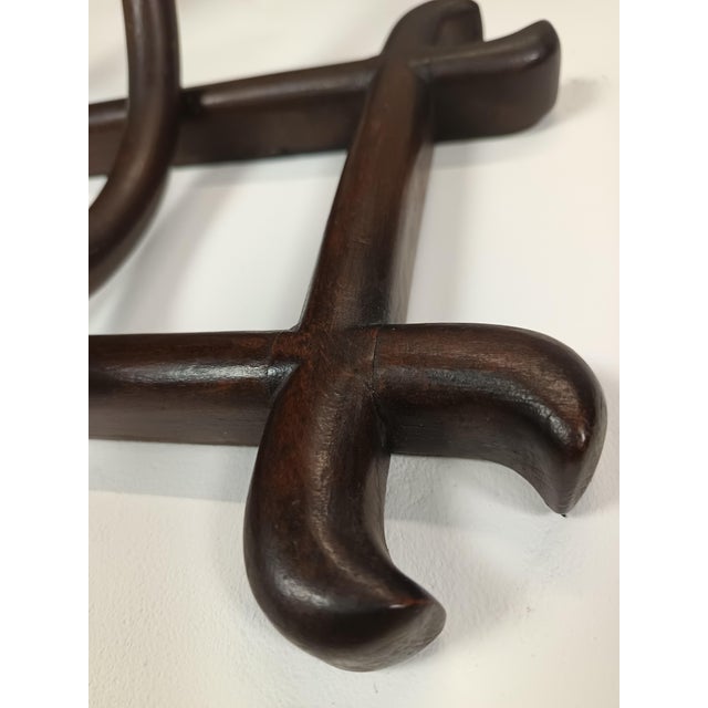 Wall-Mounted Coat Rack from Thonet, 1890s For Sale - Image 5 of 9